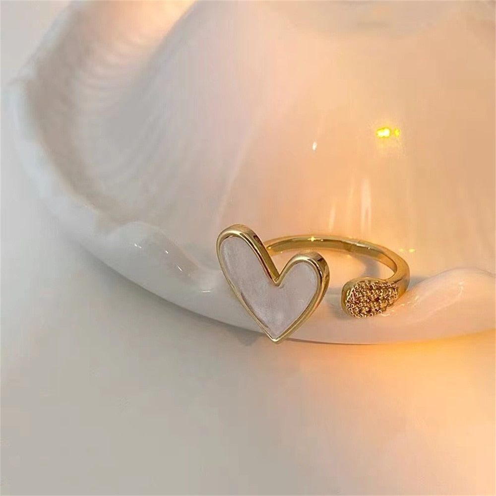 Minimalist Heart Ring