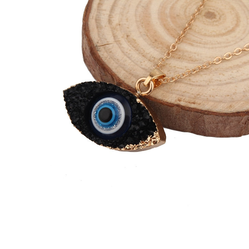 Vintage Boho Eye Pendant Necklace