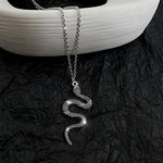 Snake Pendant  Necklace