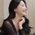 Vintage Charming Korean Fashion Pearl Earrings