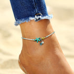 Bohemian Imitation Pearls Starfish Charms Bracelet