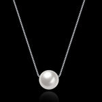 Natural Freshwater Pearl 925 Sterling Silver Necklace