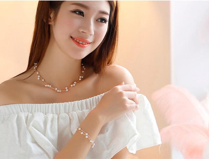Classy Pearl Jewelry Set
