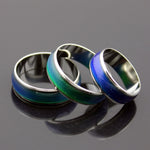 Stainless Ring Changing Color Mood Ring