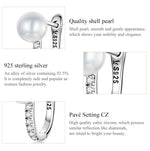 Luxury 925 Sterling Silver Pearls Earrings