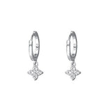 925 Sterling Silver Sweet Floral Earrings