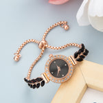 Simple Women's Feather Bracelet Watch