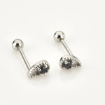 925 Sterling Silver Droplets Stud Earrings