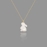 White Rabbit Gold Plated Necklace